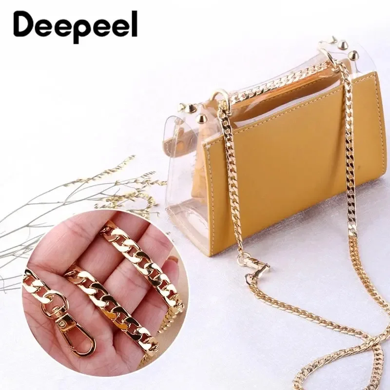 1Pc Deepeel 100/120cm Metalen Zakken Keten Handtas Riem Crossbody Schouderriem Portemonnee Handvat DIY Vervanging hardware Accessoires