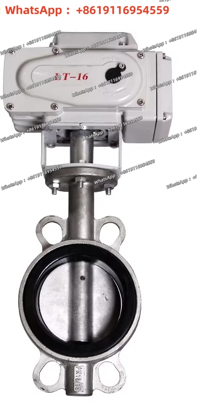 Electric stainless steel clip butterfly valve DN50 DN65 DN80 DN100 DN125 DN150