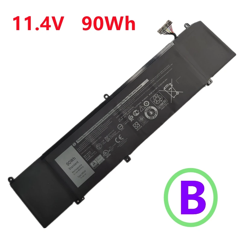 Аккумулятор XRGXX 1F22N для DELL Alienware M15 M17 R1 G5 5590 G7 7590 7790 P37E P79F P82F P40E ALW15M ALW17M D1735R D3885B R1738R