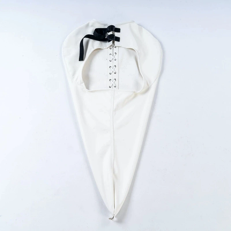 Unisex Intimate Bondage Collection With Adjustable Upper Body Harness Glove Hood Mask For Couple Opaque Binding Adult Sex Toys_voghion.com