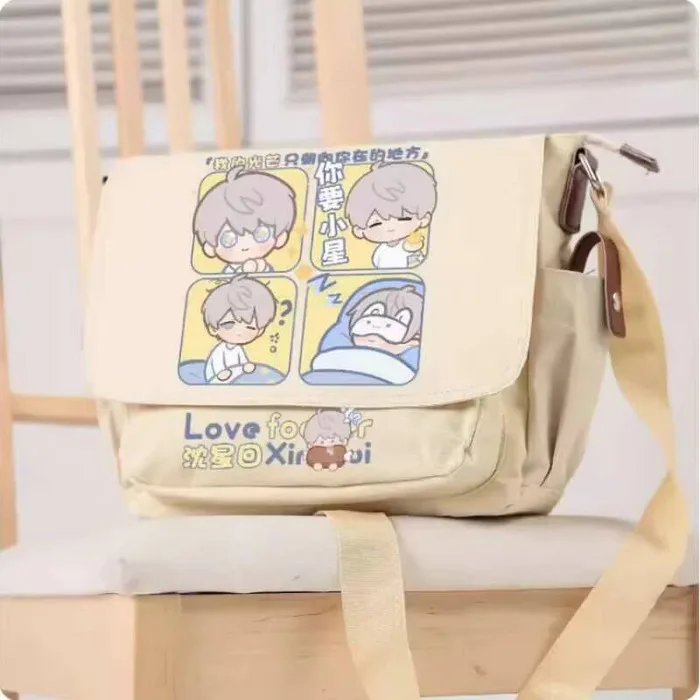 

Anime Love And Deepspace Xavier Cosplay Casual Oxford Messenger Schoolbag Shoulder Bag Student Teenager Gift B1239 Anime