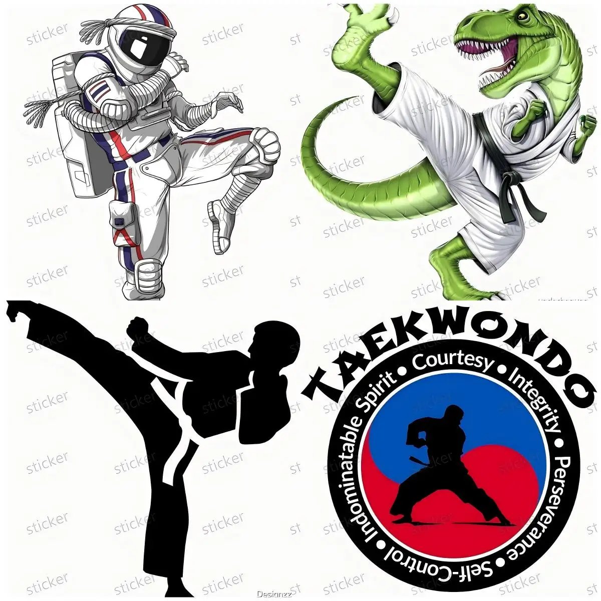 

Taekwondo Cover Scratchse Car Sticker Funny Decal Bumper Window Motorcycle Bodywork Sunscreen Accessories