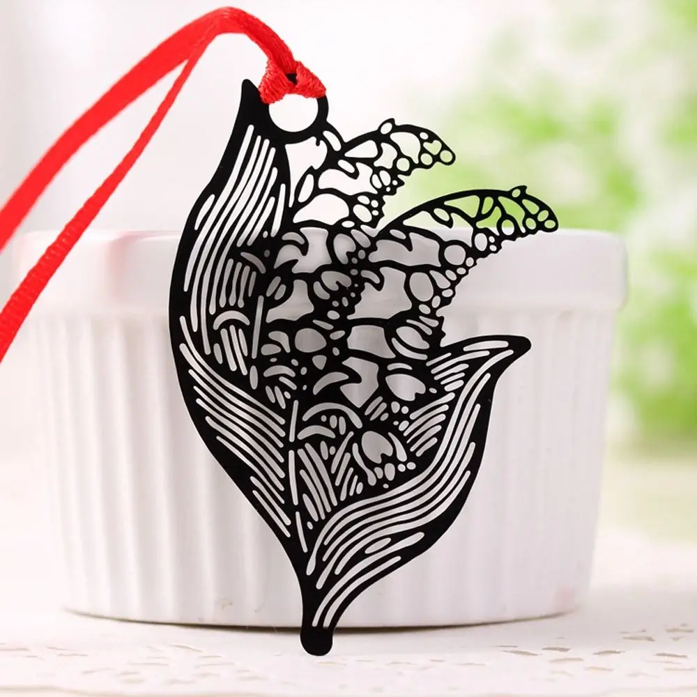 1Pcs Chinese Style Metal Hollow Bookmark Exquisite Book Clip Portable Book Page Pagination High-quality Book Page Marker