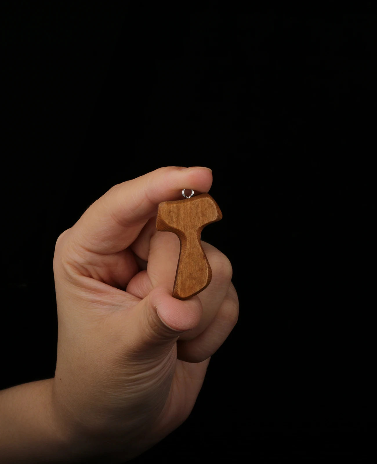 5 قطعة سحر الصليب تاو الخشبي كريستيان سانت فرانسيس أوف أسيسي الصليب قلادة لصنع المجوهرات DIY بها بنفسك اليدوية