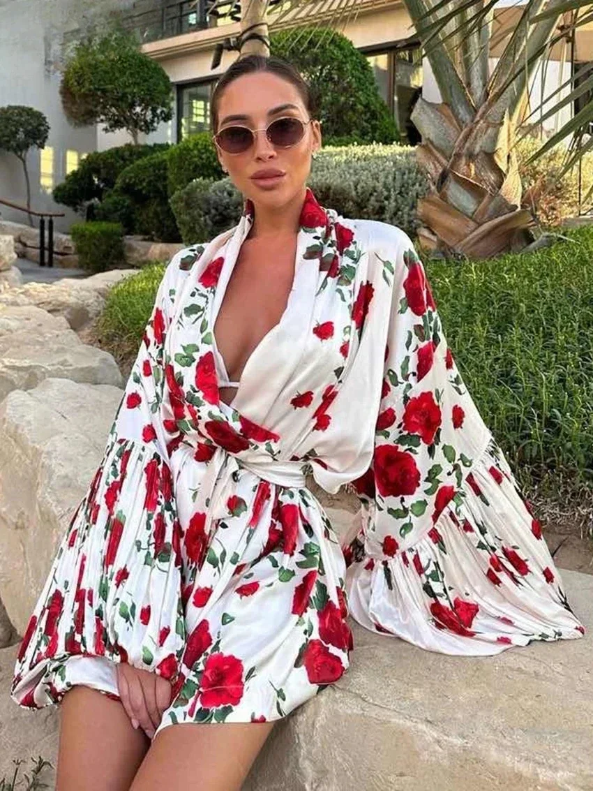 

Модный плиссированный открытый кардиган с узлом на талии, шорты с высокой талией, повседневный комплект, женский весенний комплект 202, свободный комплект