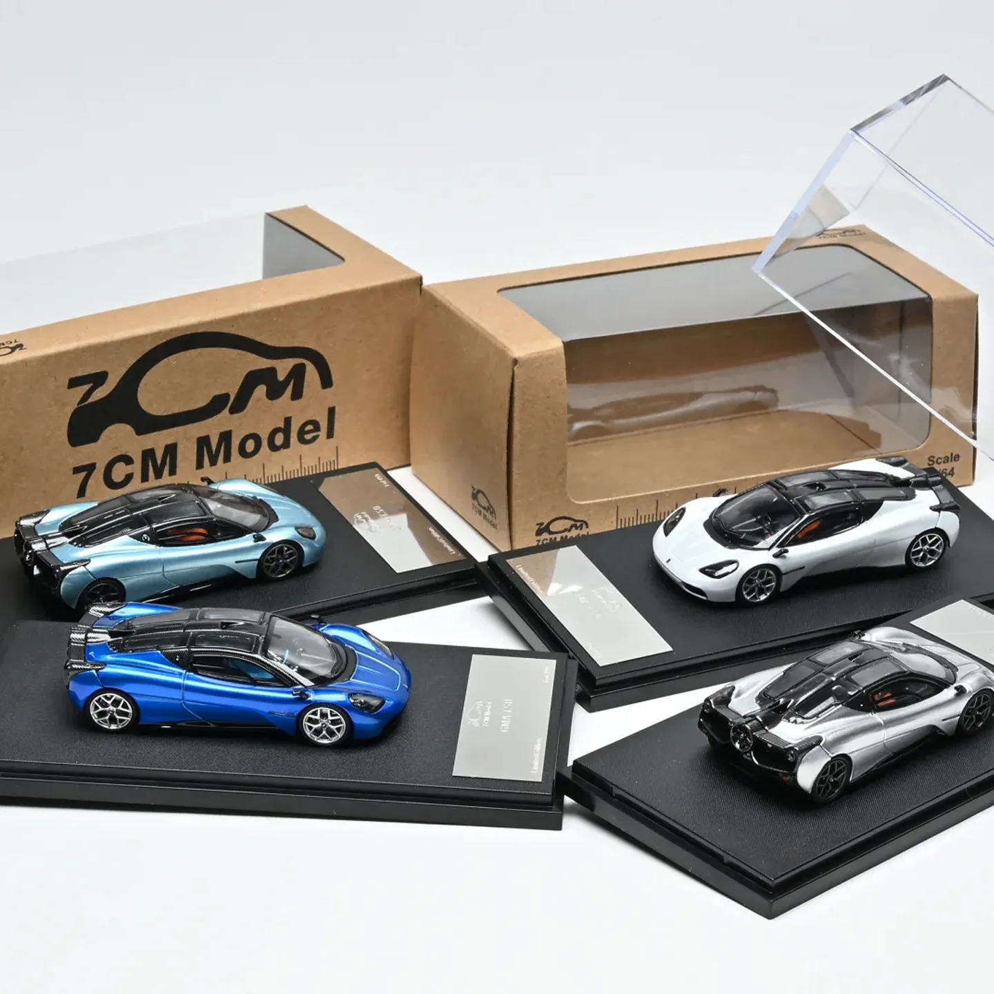 

Модель автомобиля Gordon Murray GMA T.50 из сплава, масштаб 1:64, 7 см, коллекционная миниатюрная модель для детей