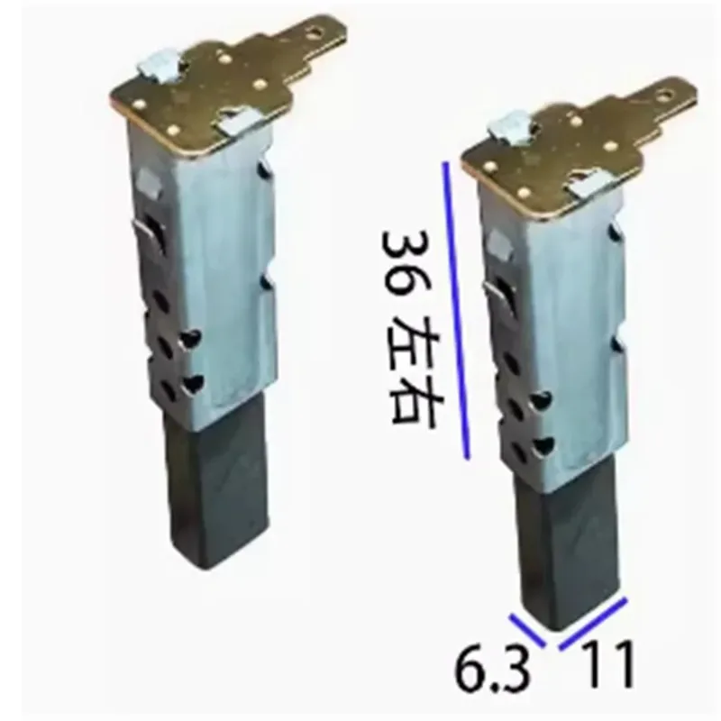 4Pcs Wear Resistant Spring Motor Carbon Brushes Replacement Parts For High Pressure Car Washer Cleaner