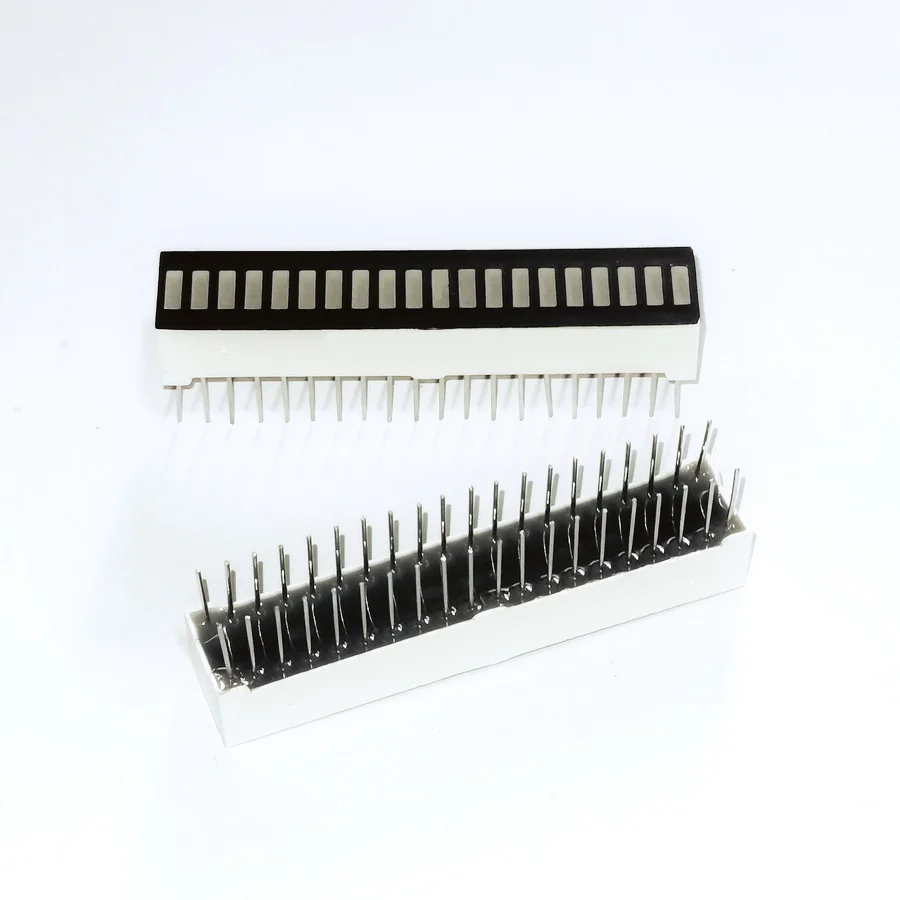 10PCS 50.5*10*8mm Ultra Bright LED Display Green/Red/Yellow 20 Segment Bar Graph Chart for Mobile Charging Bar-Graph Module DIY