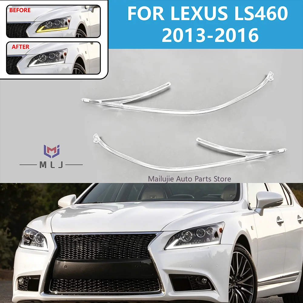 

For LEXUS LS460 2013-2016 Angel Eye Light Guide Strip Headlight Daytime Running Light Guide Tube Strip car Headlight Accessorie