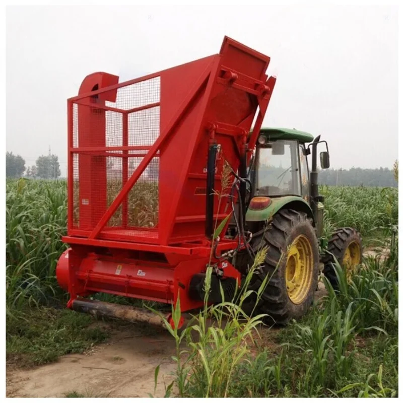 Farm Straw Chopper Forage Harvester Green Feed Corn Silage Harvester Backpack Forage Harvester
