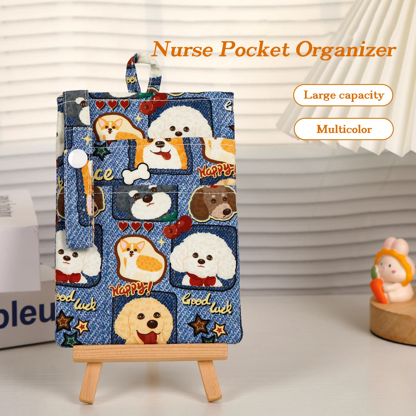 Medical Pocket Doctor Utility Pocket for Pens Lined Drip-proof Ink Vet Pet Hospital Nurse Organizer Pocket