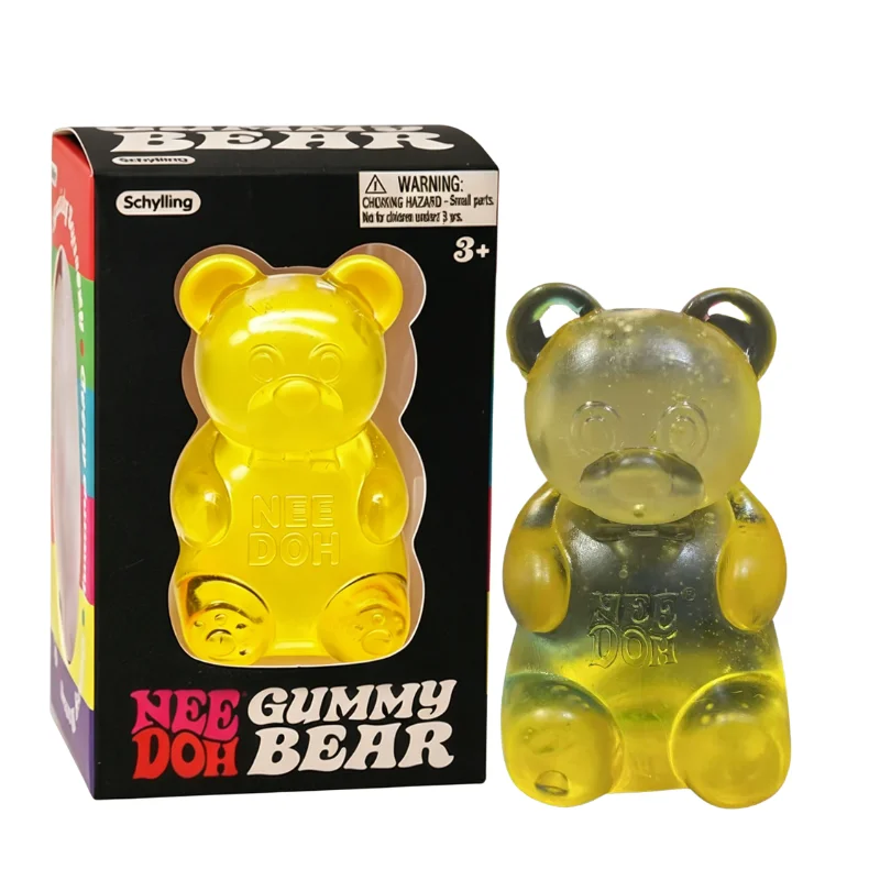 Schylling NeeDoh Nice Cube Sensorisches Quetschspielzeug mit Superfestem Squish zur Stresslinderung und Angstabbau Sensorisches Hilfsmittel Stressabbau-Spielzeug