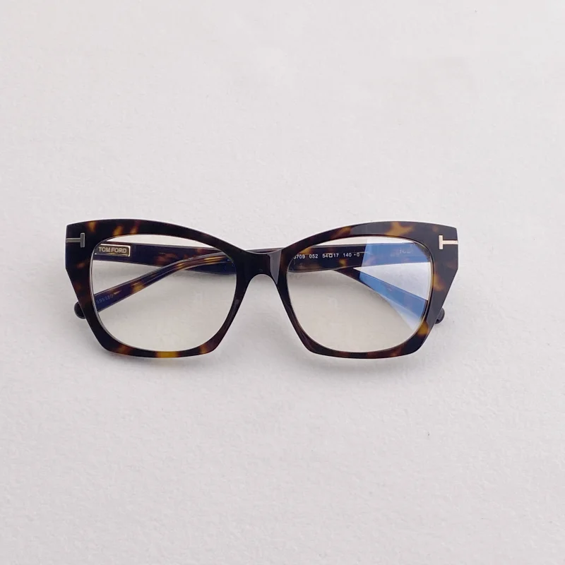 New cat's eye glasses frame female 5709 retro acetate optical glasses frame can be equipped with prescription glasses.