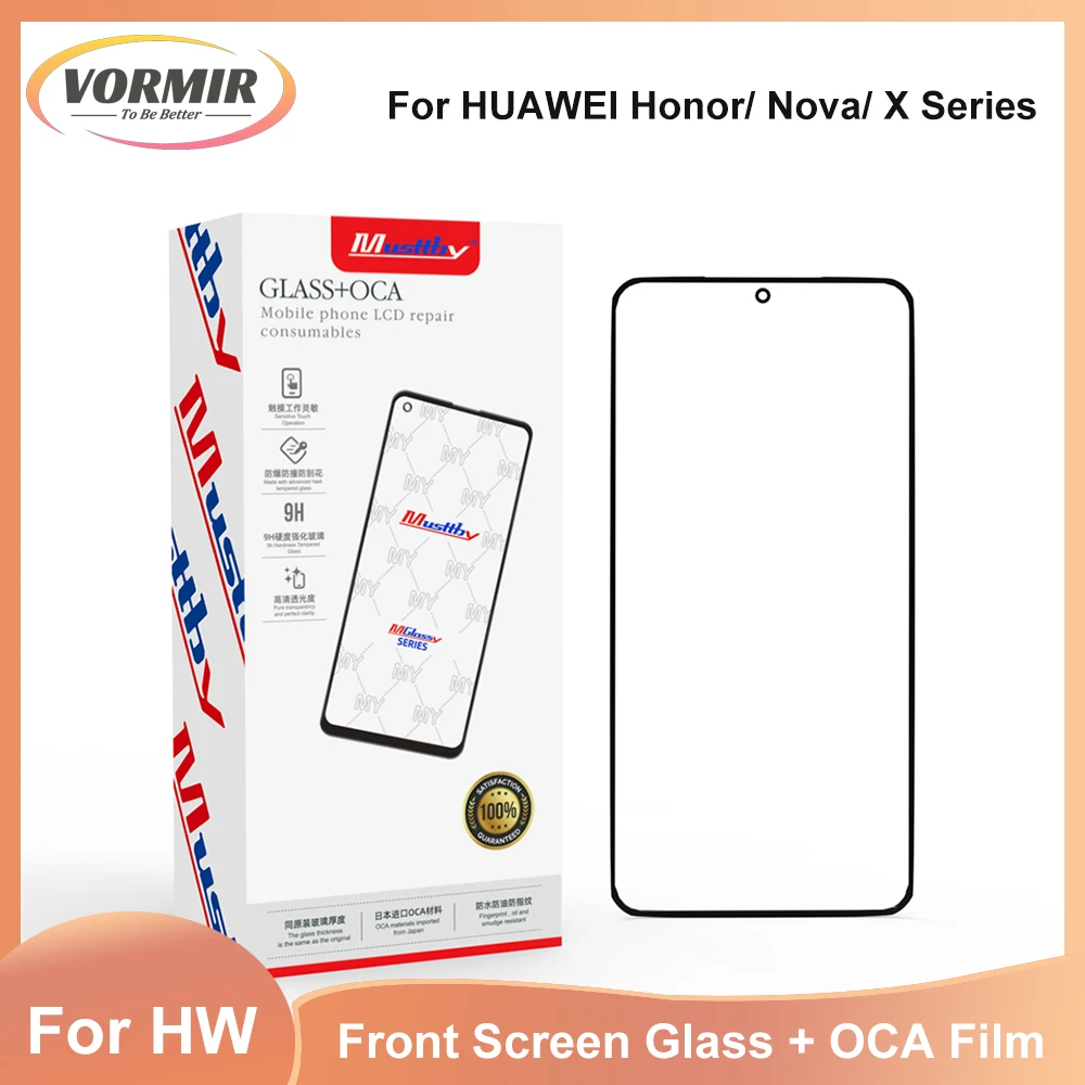 

5pcs Glass Lens with OCA Film for Huawei Honor X10lite NOVA12SE Series Screen Replacement Repair Parts Outer Glass Panel Fix