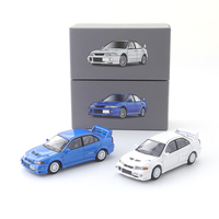 JKM 1/64 MITSUBISHI Lancer EVO3 4 5 6 7  Alloy  Diecast Automotive Model Ornaments Cas Toys Gift Decorations