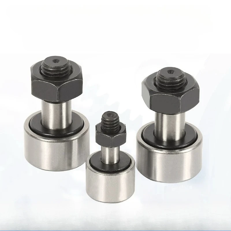 10 Pcs  Bolt Roller Needle Bearing Lengthened Cam Follower KRCF3/4/5/6/8/10/12/16/18/20