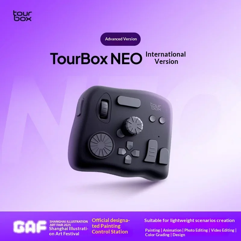 TourBox Neo Keyboard Used for design painting Accurate control Parameter control Keyboard Custom console mix colours