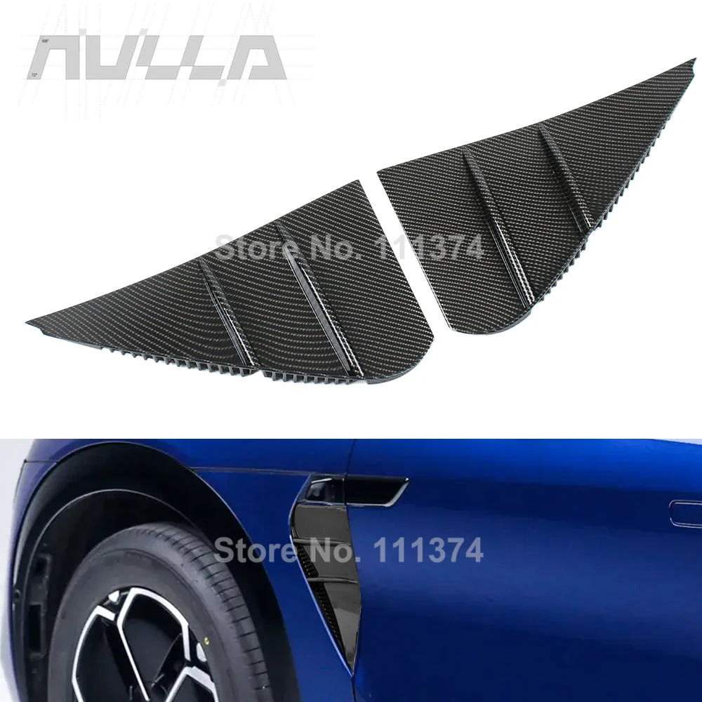 

For Xiaomi YU7 Max 2025-2026 Side Door Air Flow Vent Fender Hood Decorative ABS Carbon Protection Accessories