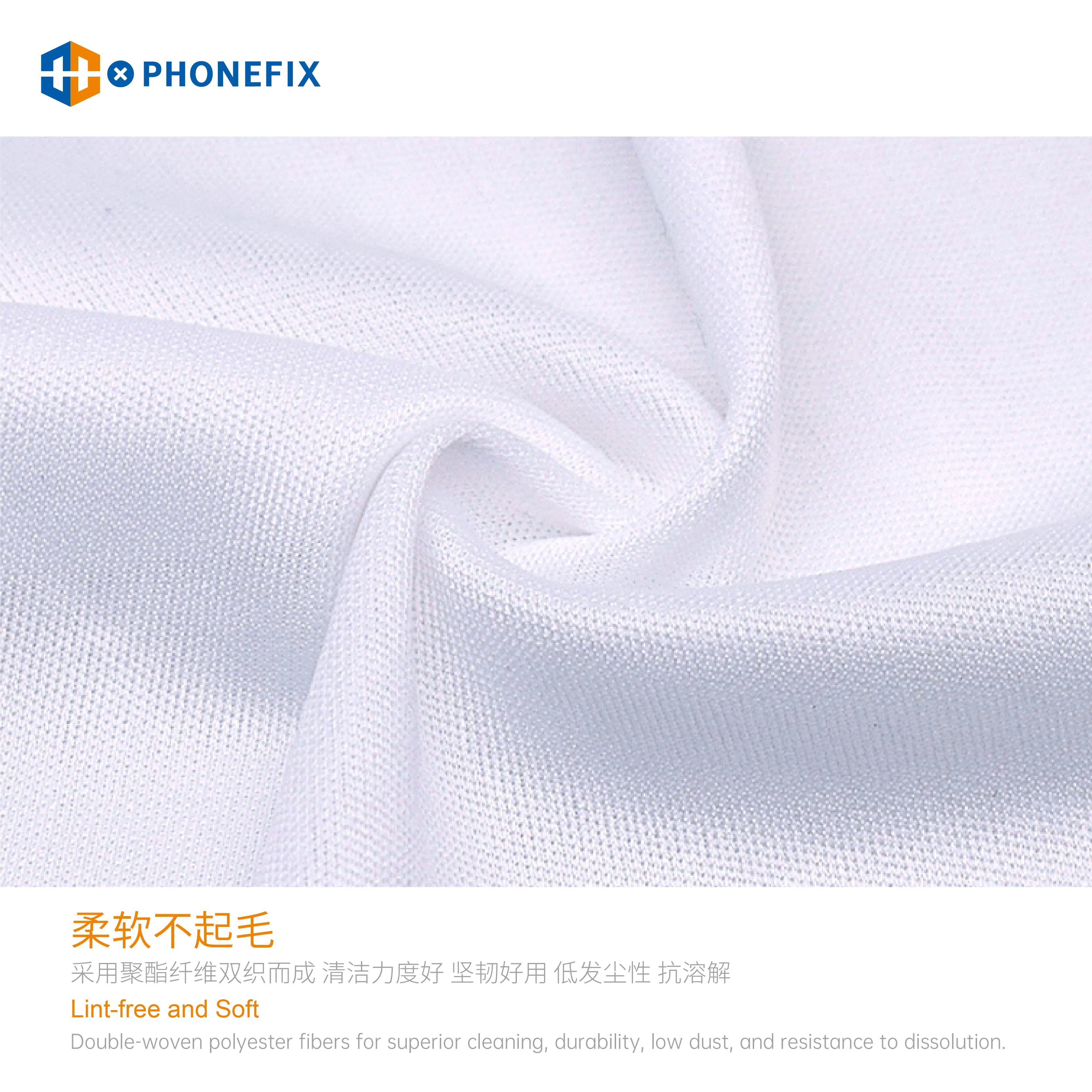 4inch*4inch 6inch*6inch Cleanroom Wiper for Mobile Phone Tablet LCD Screen Lens All Large Format Printer Dust Cleaning Cloth