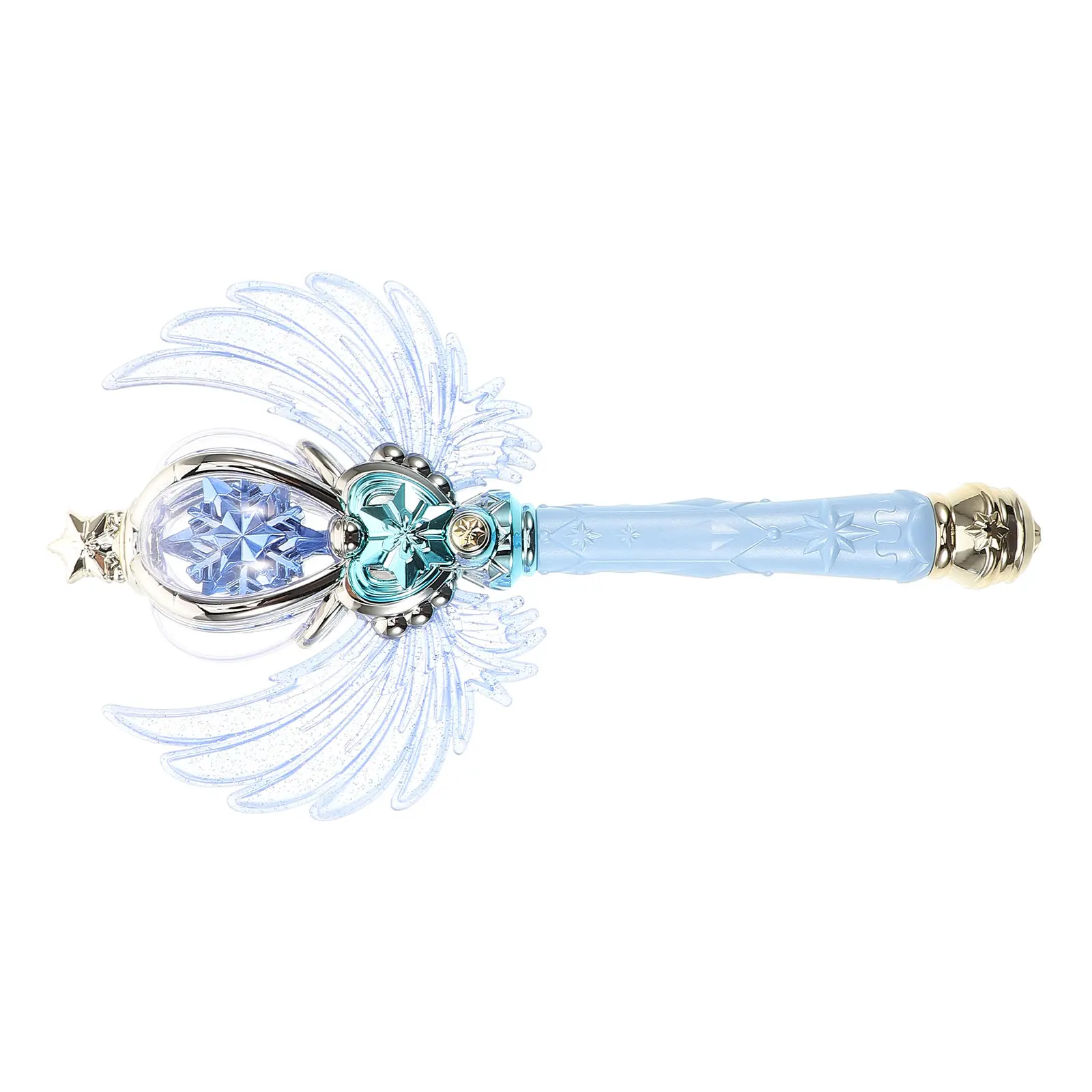 

Светящаяся волшебная палочка принцессы с музыкой и крыльями для дня рождения, косплея, фотосессий, светящийся реквизит для девочек, светящаяся палочка феи