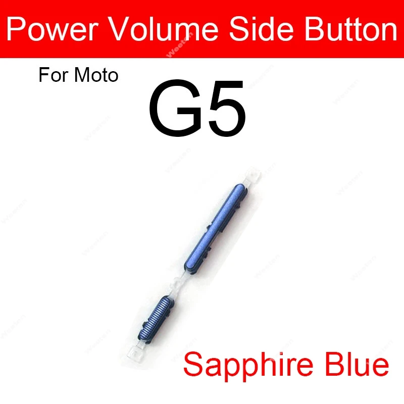 ON / OFF Power Button + Volume Side Key For Motorola Moto G5 G5s Plus G4 Plus G4 Play Power Volume Switch Key Repair Parts