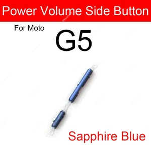 Botão liga/desliga + chave lateral de volume para motorola moto g5 g5s plus g4 plus g4 play interruptor de volume de energia peças de reparo 12 principais vendas botão moto g5 - №9