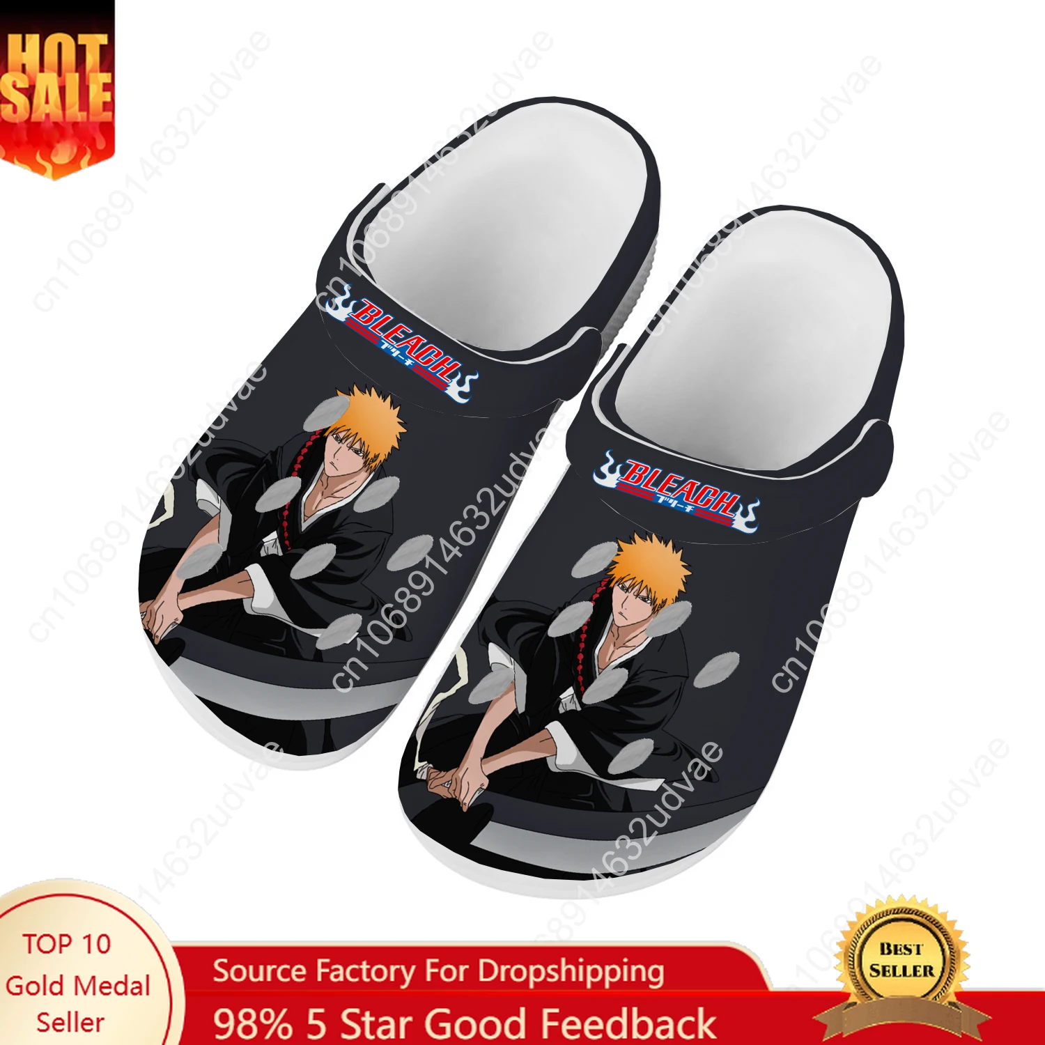 

BLEACHS Water Shoes Men Women Teenager High Quality Fashion Home Garden Clogs Custom Sandals Beach Breathable Hole Slippers