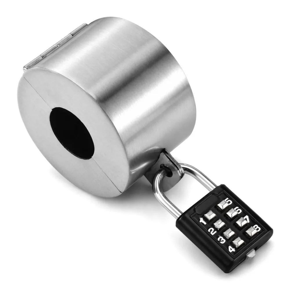 Stainless Steel Faucet Lock System Password Lock Stop Unauthorized Water Use Faucet Protective Cover Anti-Theft Design