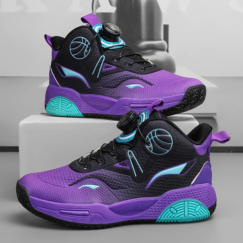 

New hot summer essential lightweight breathable wear-resistant children's casual basketball shoes children's shoes very good
