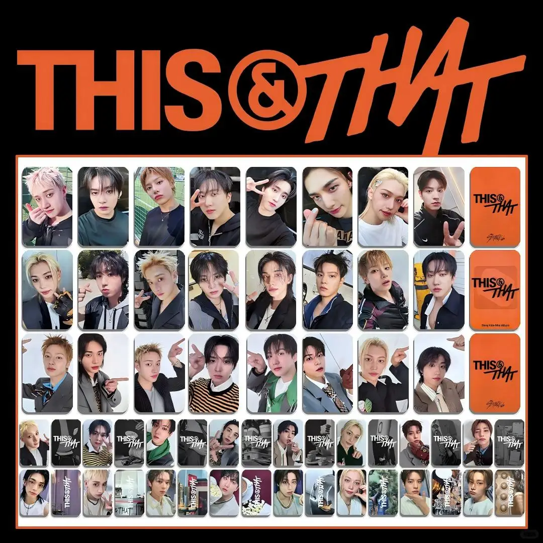 8PCS New Album SKZ DOIT KARMA THIS&THAT Postcards Lucky Cards Photo Cards LOMO Cards skzoo Collection Gifts