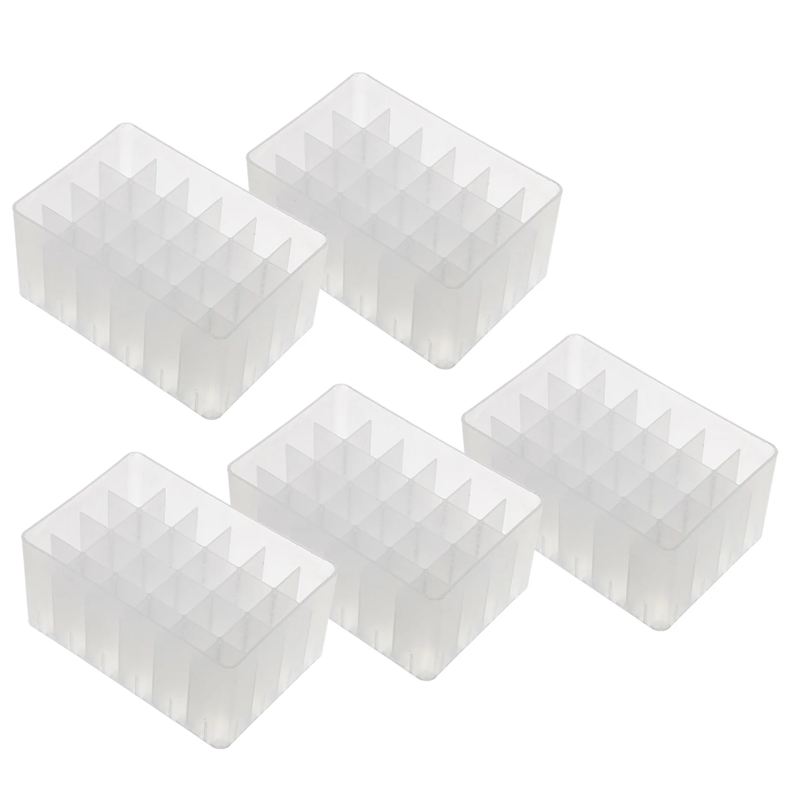 5 Pcs Pen Sorting Base Marker Storage Box Plastic Holder Markers for Desk Shelves