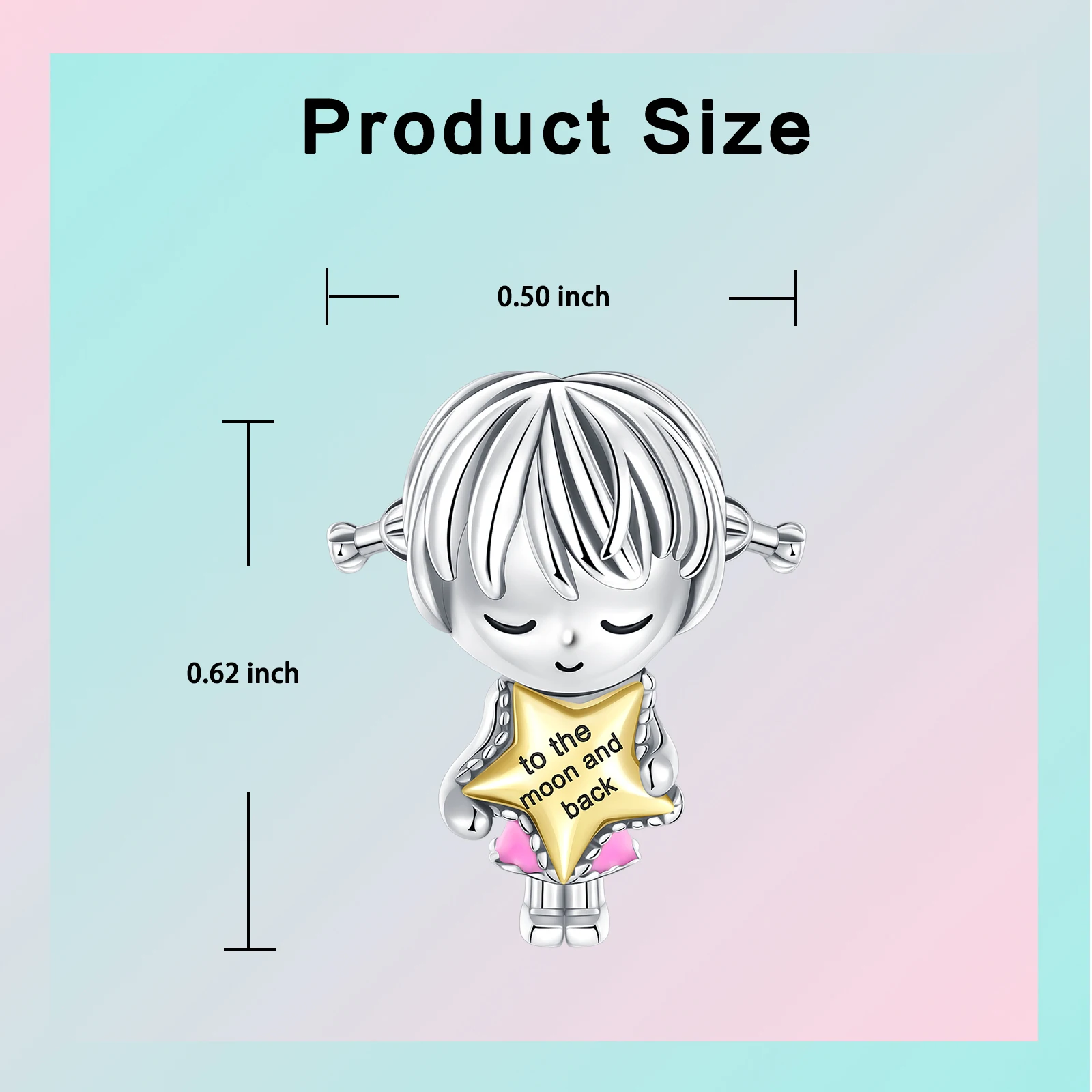 925 Sterling Silver Girl Boy Nurse Sister Beads Character Family Love Dangle Charms Fit European Charm Bracelets Gift for Mom