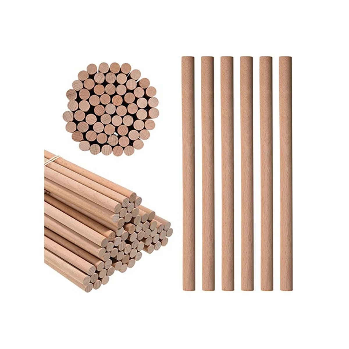 

60 Pieces Rhythm Sticks for Kids Bulk, Wood Lummi Sticks Music Classroom Percussion Instruments