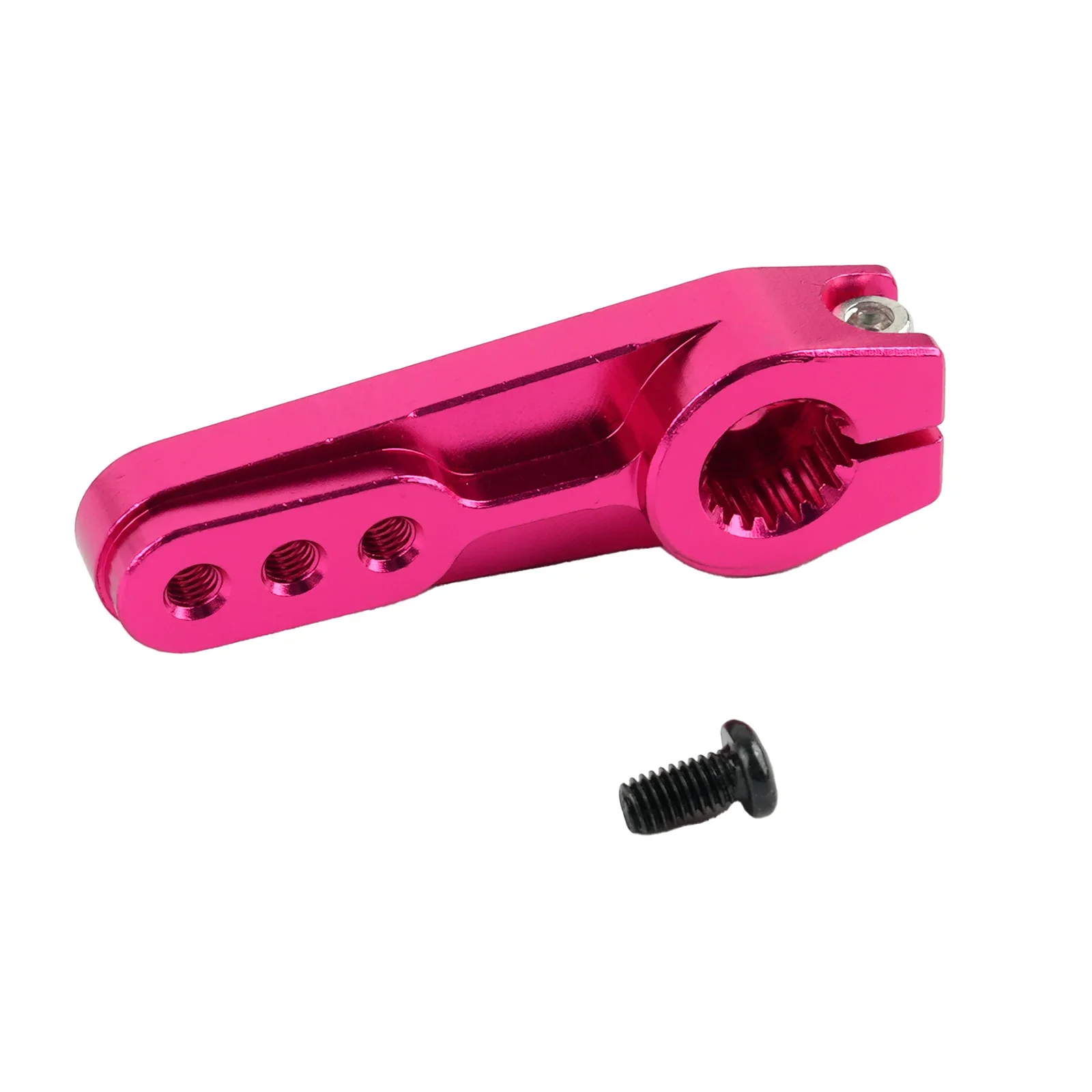 1 peça/2 peças/4 peças de liga de alumínio 18t servo braço oscilante três furos 12/16/20mm servo peças diy para modelo de carro robô rc brinquedos