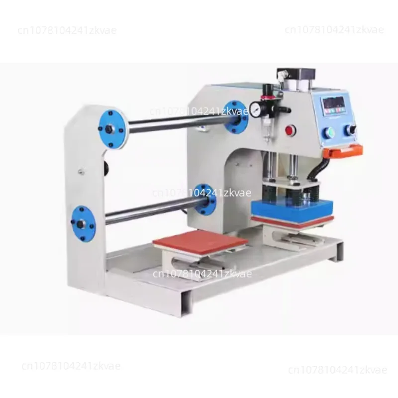 Heat Transfer Printing Household Automatic Pneumatic Up Ironing Label Machine Hot Stamping