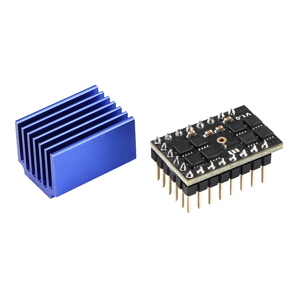 FYSETC QHV TMC5160 Stepper Step Stick SPI controlador de Motor silencioso de alta potencia 60V para piezas de impresora 3D