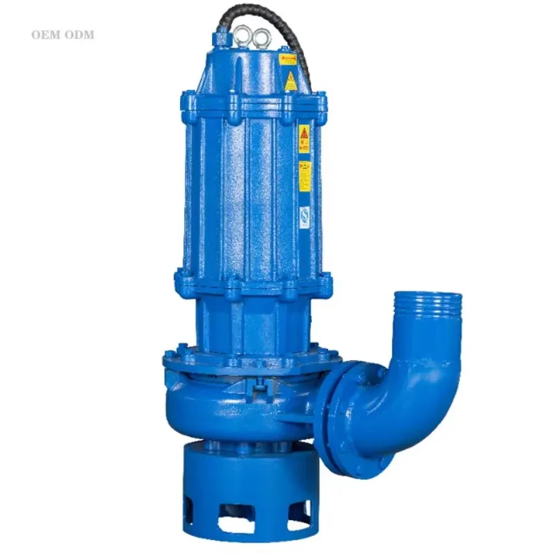 Electric low-speed submersible slurry pump - high lift of large industrial sand and mud mixer