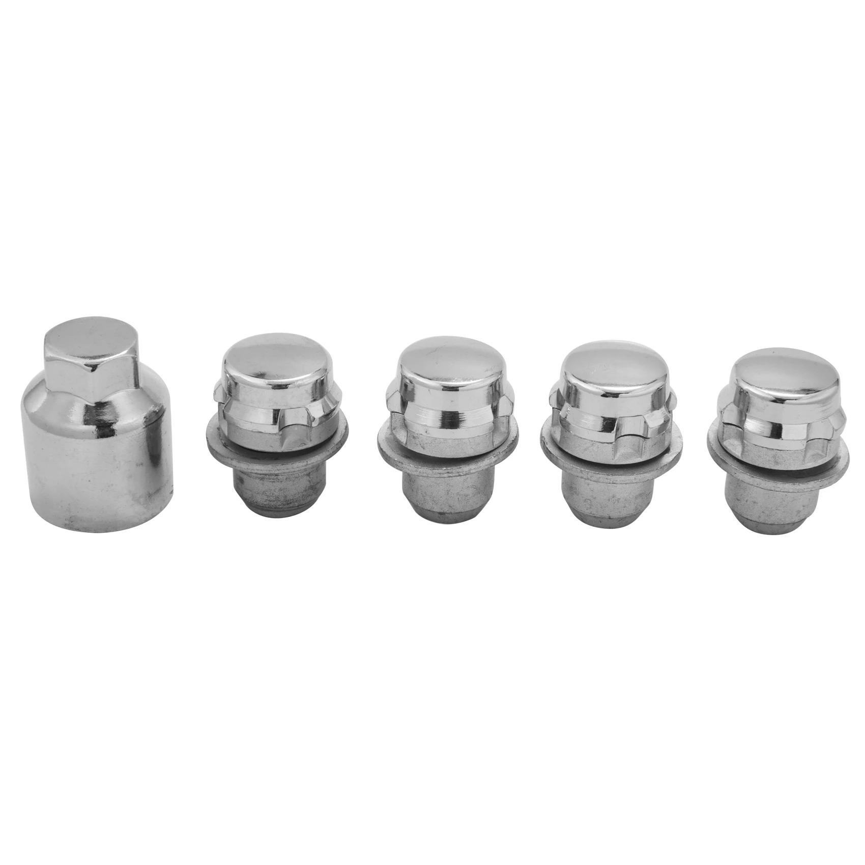 5Pcs Aluminum Alloy Locking Wheel Bolts Nut Set for Land Rover Discovery 3 & 4/Range Rover Sport/L322 LR043820