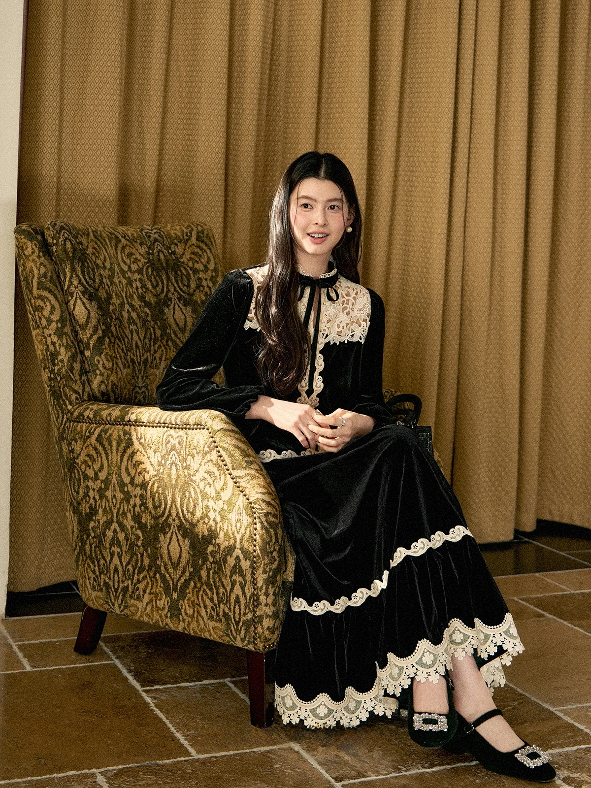 

Комплект Bla Velvet: Женский осенне-зимний костюм класса люкс в стиле Hepburn, для создания образа «Rich Girl» (дедушка, тётя, дядя, олень)