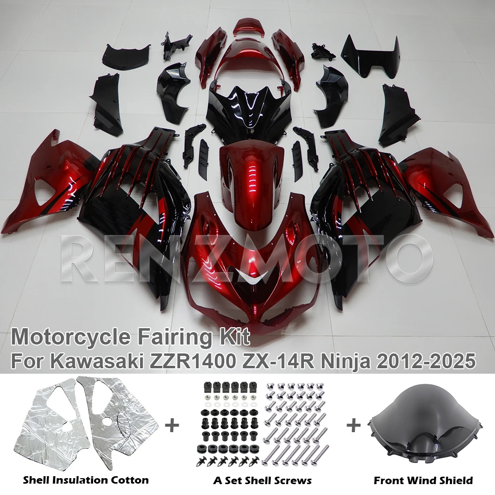 

ZX14R For KAWASAKI ZZR1400 ZX-14R Ninja 2012-2025 Fairing Moto Set Body Kit Decoration Plastic Guard Plate Accessories Shell 120