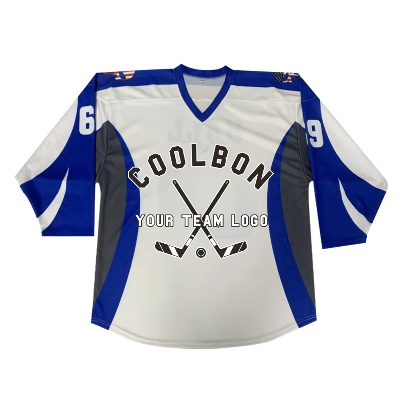 Ice Hockey Team Sports Jersey Adult Men's Customizable Sublimation Jersey Ice Hockey Team Sports Teamwear