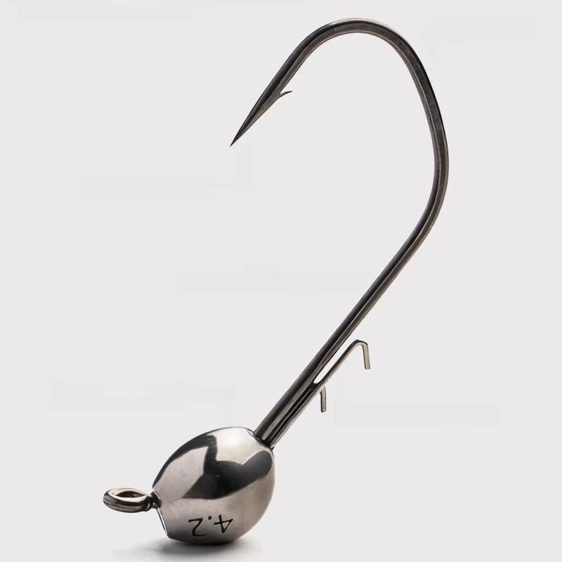 

Тупой угловой крючок с двойной колючкой из ПТФЭ, супергладкая полоска с крючком, расширенная и усиленная, сплющенный корпус крючка