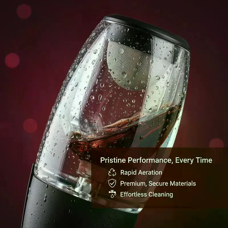 Aerador e Dispensador de Vinho - Decanter Aerator Set avaliação e preço