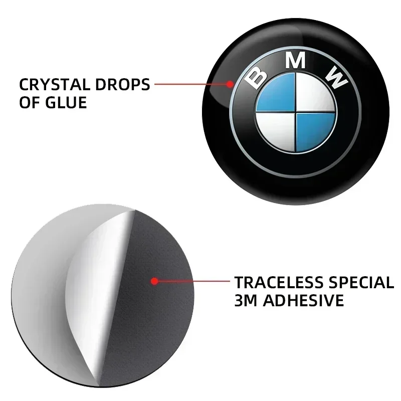 2Pcs Car styling Lock Keyhole Stickers Decoration Protection For BMW M Power Performance F10 F31 E36 E39 E87 E90 X3 X5