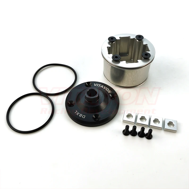 VITAVON CNC Alu7075 V2 Diff Case الإسكان التفاضلي لـ LOSI DBXL E2.0 DBXL GAS
