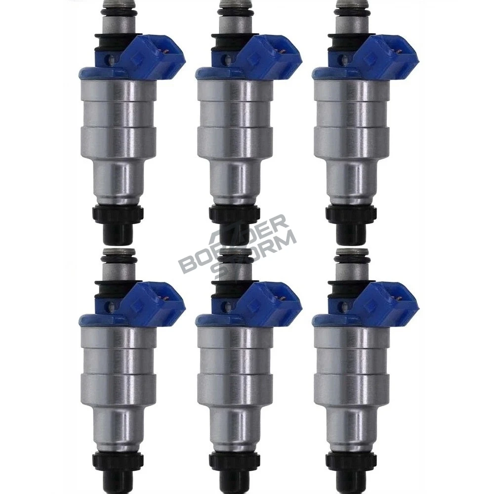 4Pcs/6pcs 195500-1280 Fuel Injectors Set For Mazda 626 MX-6 2.2L 929 3.0L Mercury Capri 1.6L Ford Probe E92Z9F593A Replacement
