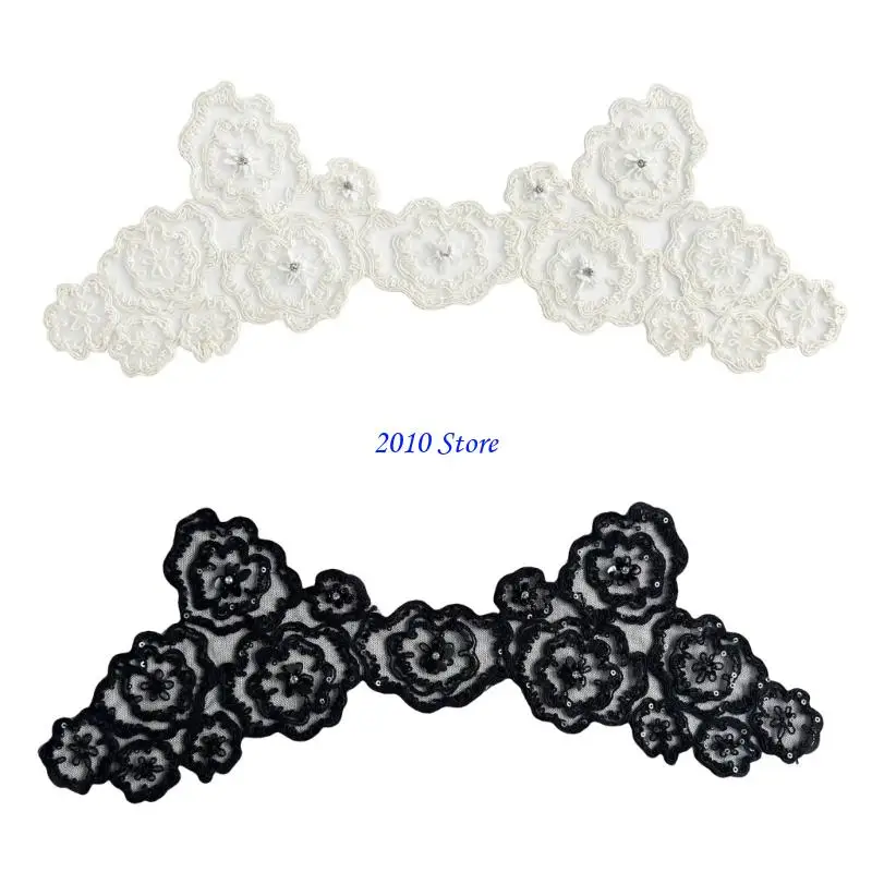 

F3MF сетчатые тканевые нашивки с блестками для украшения одежды, шитье на ремесленном проекте, аксессуар, вечерние костюм,