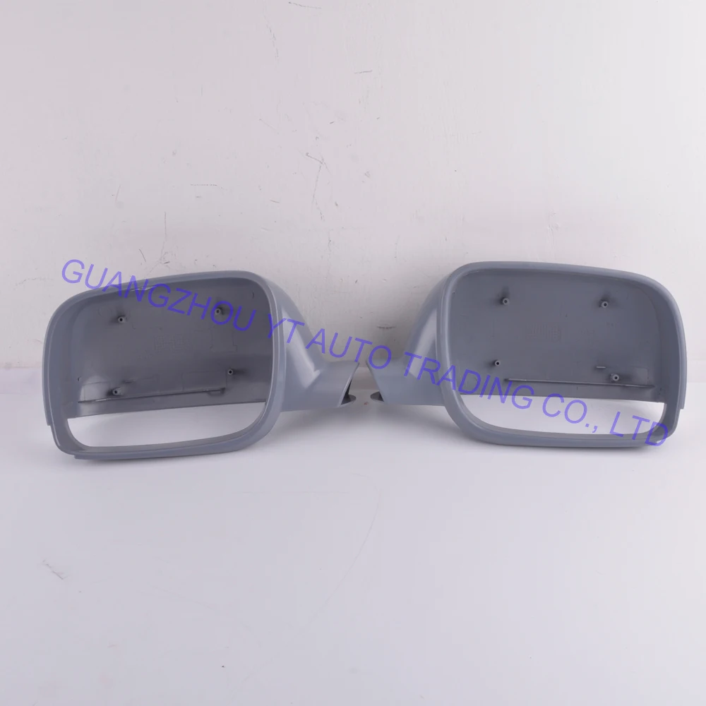 CAPQX For VW Touareg 2003-2007 외부 백미러 커버 측면 후면보기 캡 쉘 기본 색상 (모든 색상 페인트 없음)