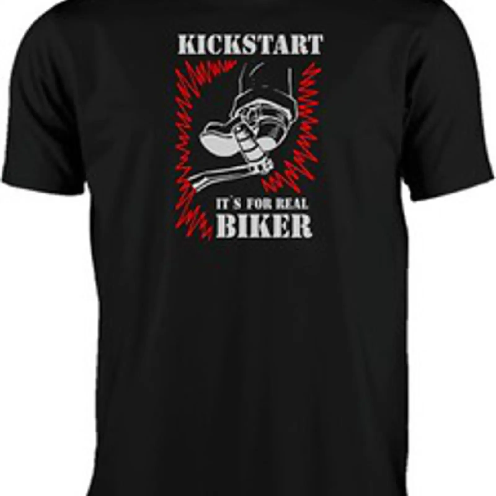 Classic Motorbiker Kickstarter Oldtimer T Shirt in allen Größen vintage Washed Slightly Stylish designer clothes