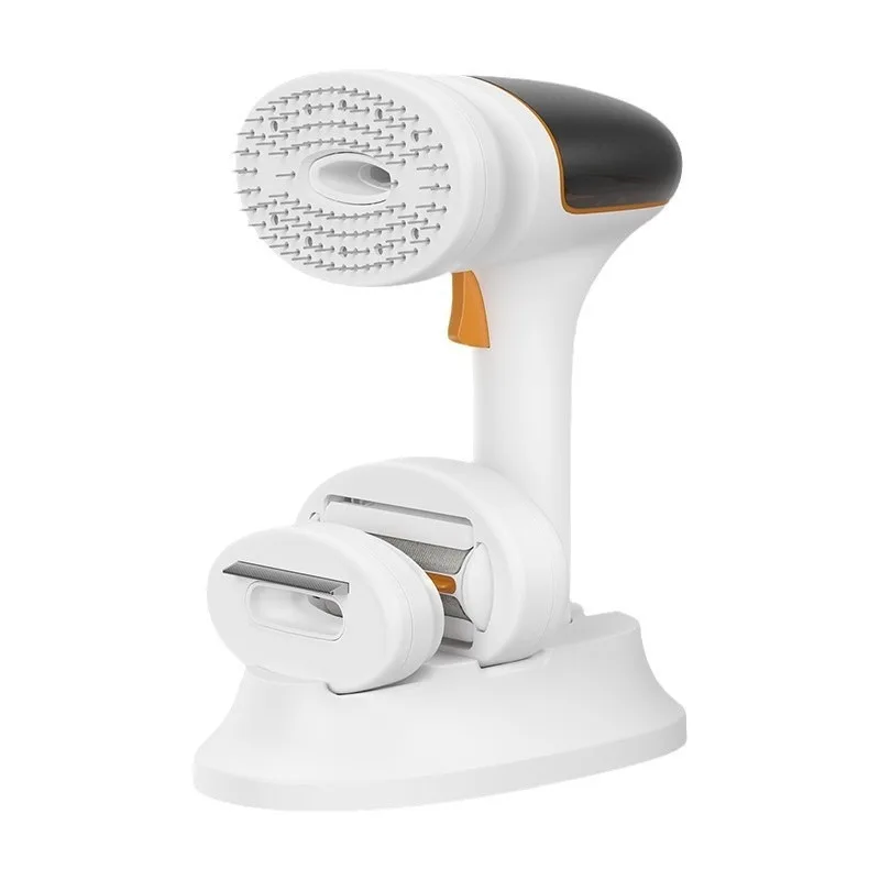 Wireless Rechargeable Pet Grooming Brush Suction Hair Remover Comb With Light Function For Dog Cat Fur Cleaning